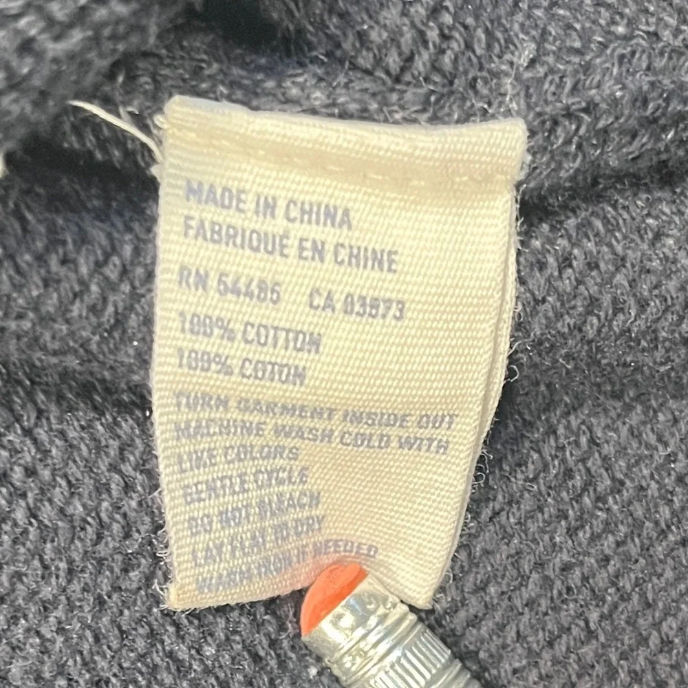 American Eagle Quarter Zip Pullover Sweater Athletic‎ Fit Casual XXL 100% Cotton